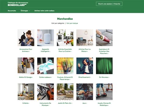 desjardins bonidollars catalogue en ligne.